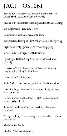 Outdoor Survival Canada Parka - OSC Jaci Parka $950.00