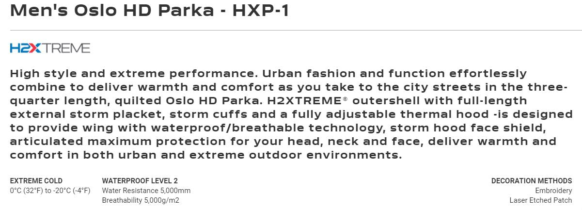 Stormtech HXP-1 Oslo HD parka $168.00 compare at $240.00