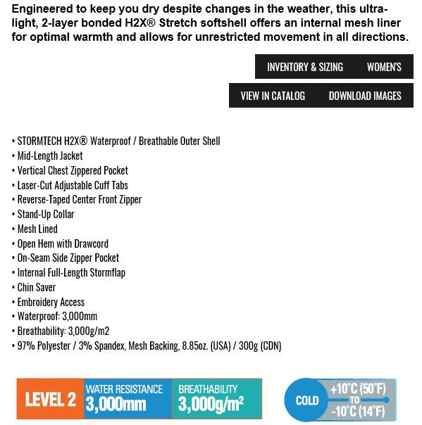 Stormtech Jacket - Ultra Light Shell -BXL-3 $112.00 compare at $150.00