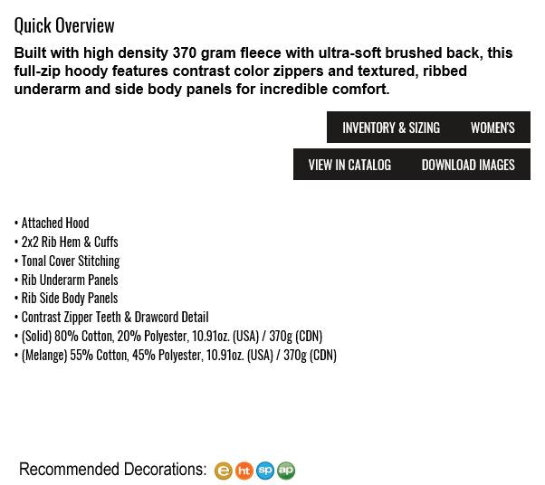 Stormtech Metro Full Zip hoody - CFZ-3 $76.00