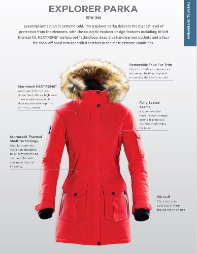 Stormtech Explorer Parka - Stormtech EPK-2 - 20% off at $275.00 compare at $380.00