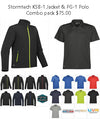 Stormtech Jacket and polo shirt combo - KSB-1 & PG-1- package discount  price